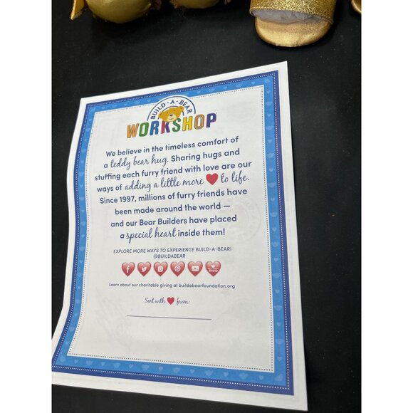 RuPaul Build-A-Bear Workshop Teddy Bear With Gold Dress & Shoes - Picture 2 of 8